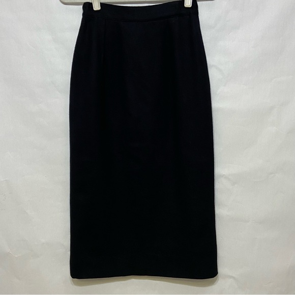 VINTAGE PIONEER WEAR RED RIVER WESTERN COWGIRL WOOL BUTTON MIDI SKIRT - Picture 9 of 14